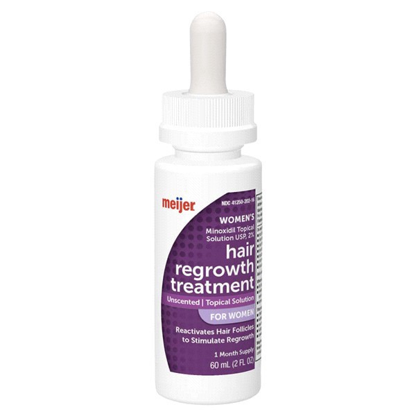 slide 14 of 29, Meijer Hair Regrowth Treatment For Women, Minoxidil Topical Solution, 2 Percent Bottles, 2 oz, 3 ct