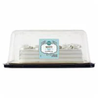 Bakery Fresh Goodness Rosette Border White Sheet Cake