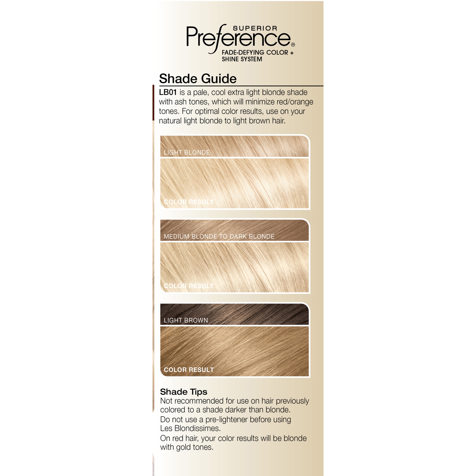 slide 6 of 8, L'Oréal Superior Preference Hair Color Cooler LB01 Extra Light Ash Blonde, 1 ct