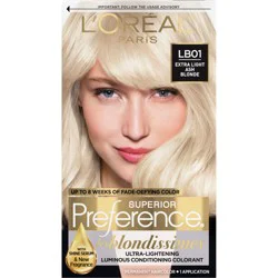 L'Oréal Superior Preference Hair Color Cooler LB01 Extra Light Ash Blonde