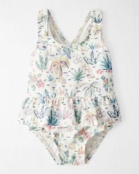 Littleplanet Baby Recycled Tropical-Print Swimsuit Tropical Print 6M