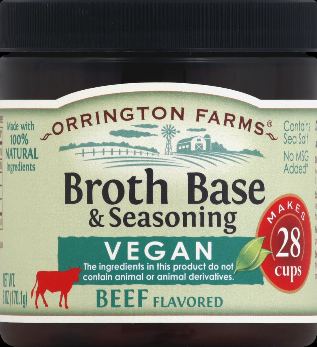 slide 2 of 2, Orrington Farms Vegan Beef Broth Base & Seasoning 6 oz, 6 oz