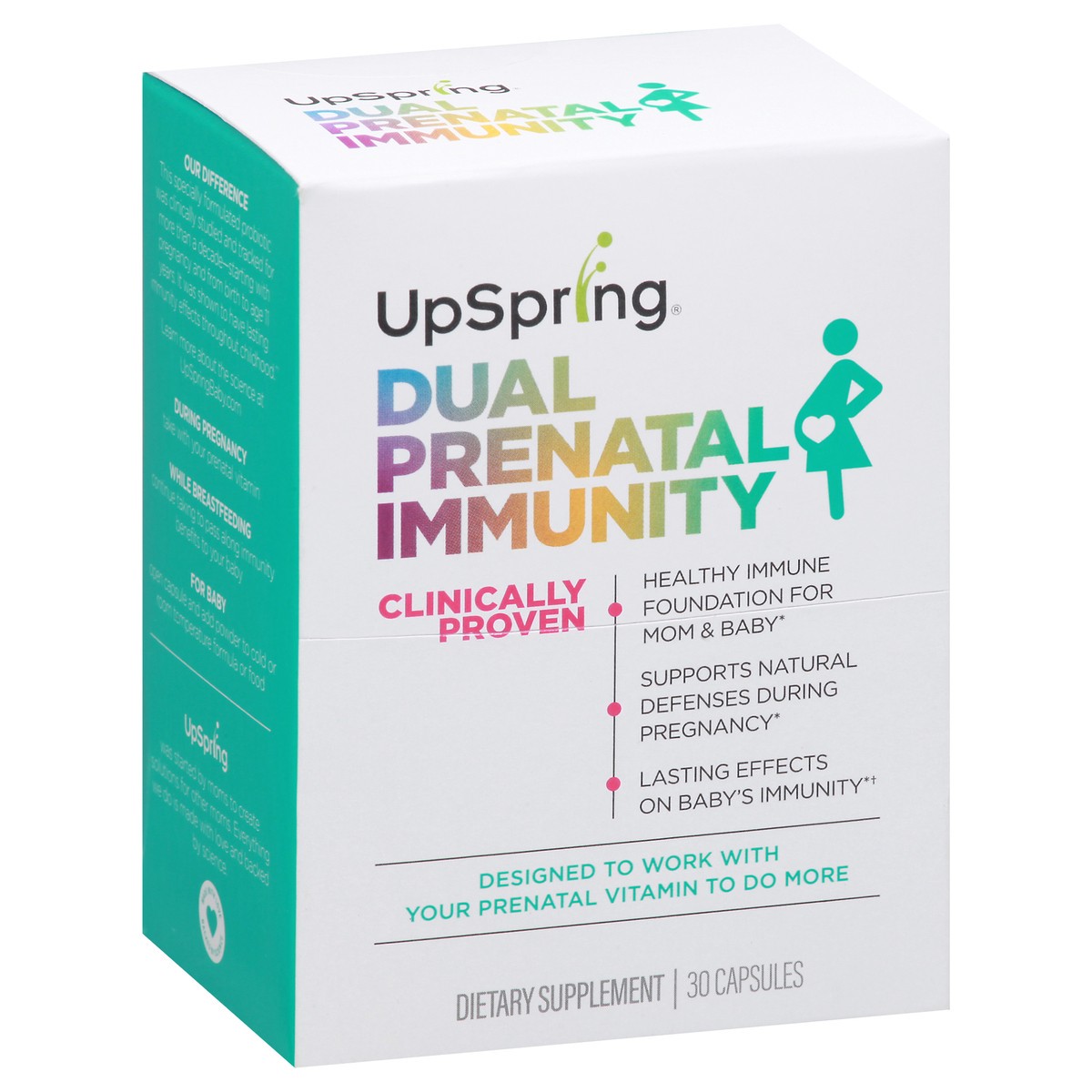 slide 3 of 9, UpSpring Capsules Dual Prenatal Immunity 30 ea, 30 ct