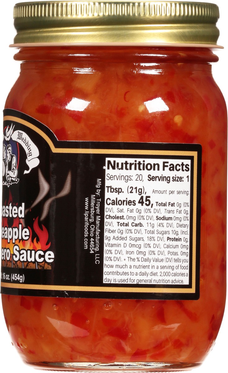 slide 9 of 9, AMISH WEDDING Sauce Roasted Pineap Habanero, 16 oz