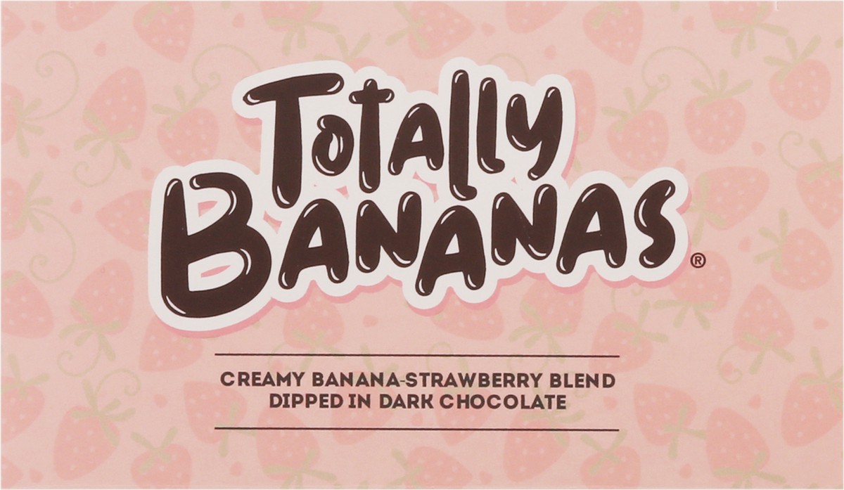 slide 10 of 15, Totally Bananas Creamy Banana-Strawberry Blend Dipped in Dark Chocolate Pops 5 - 2.04 fl oz Packs, 5 ct