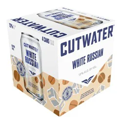 Cutwater Spirits Spirits White Russian, 4 Pack 12 fl. oz. Cans