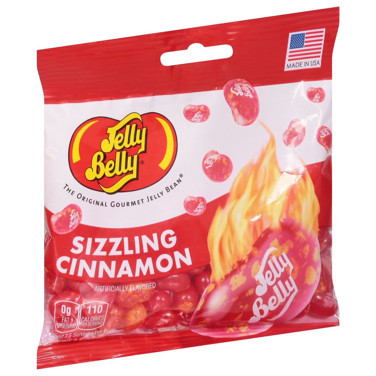 slide 2 of 9, Jelly Belly Sizzling Cinnamon Candy 3.5 ea, 3.5 oz