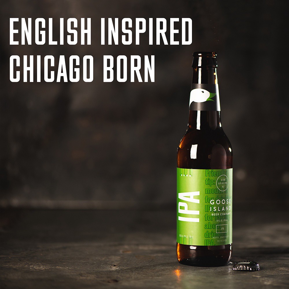 slide 4 of 8, Goose Island Beer Co. Goose Island Ipa Beer /, 12 ct; 12 oz