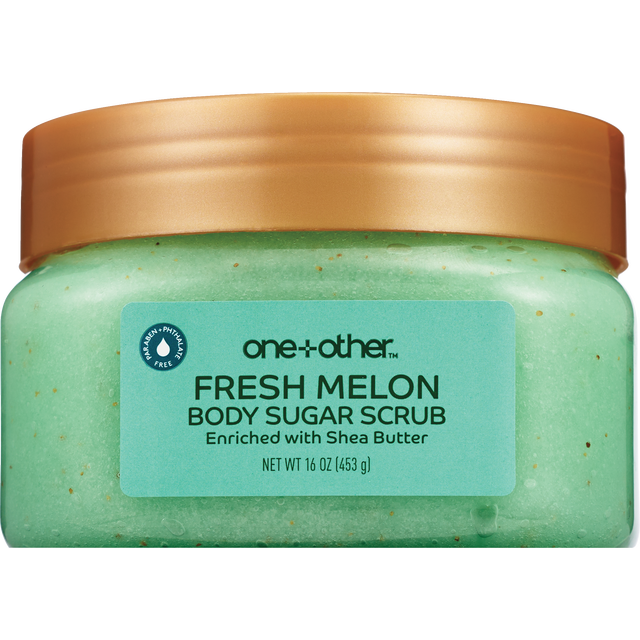 slide 1 of 1, ONE+OTHER O+O Body Sugar Scrub Fresh Melon 16 Oz, 16 oz
