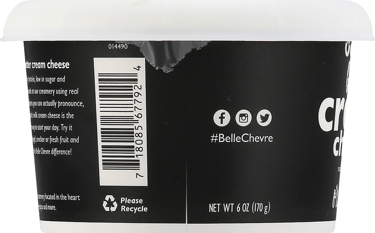 slide 7 of 9, Belle Chevre Cream Cheese, Original, 6 oz