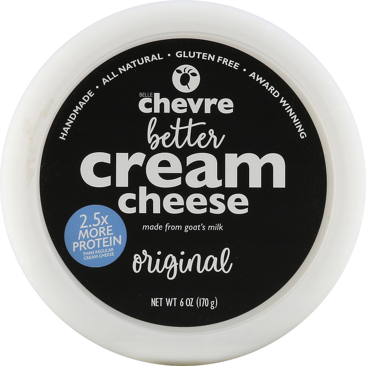 slide 9 of 9, Belle Chevre Cream Cheese, Original, 6 oz