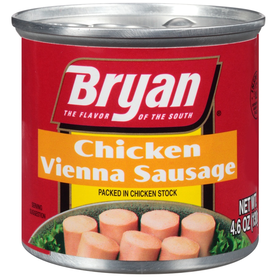 slide 1 of 1, Bryan Chicken Vienna Sausage, 4.6 oz