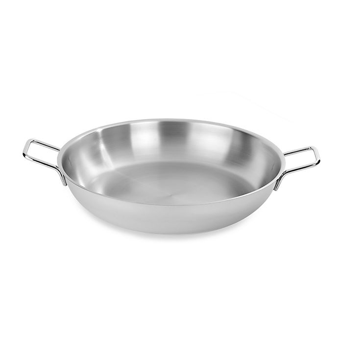 slide 1 of 1, Demeyere Stainless Steel Paella Pan, 14.8 qt