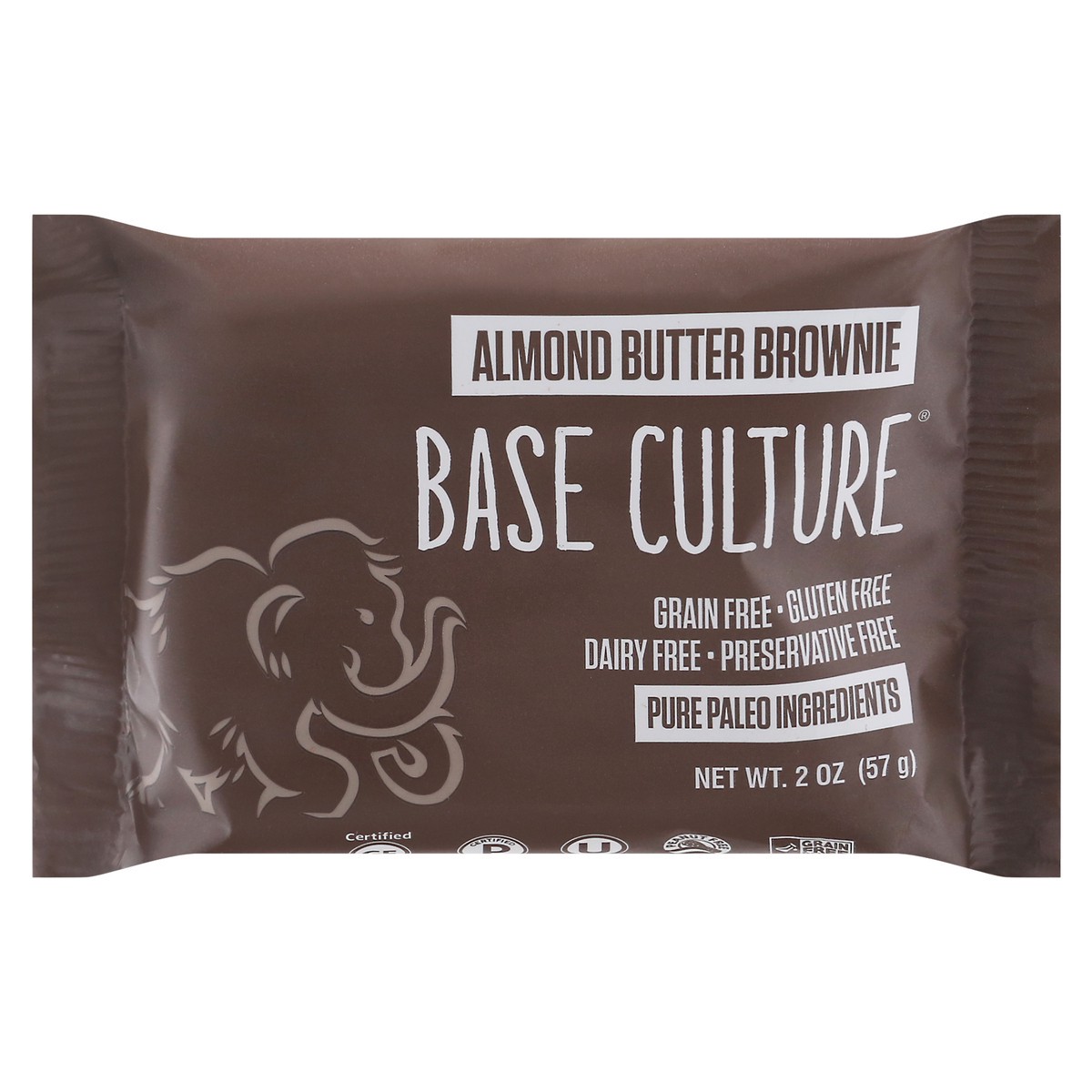 slide 1 of 12, Base Culture Brownie Almond Butter, 2.2 oz