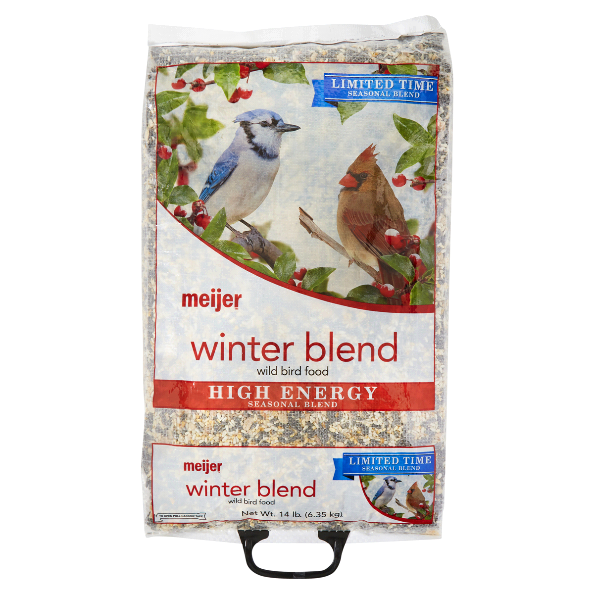 slide 1 of 1, Meijer Wild Bird Food, Winter Blend, High Energy, 14 lb
