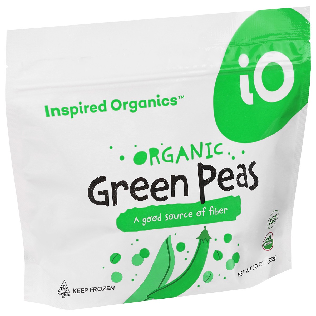 slide 4 of 11, Inspired Organics Organic Green Peas 10 oz, 10 oz