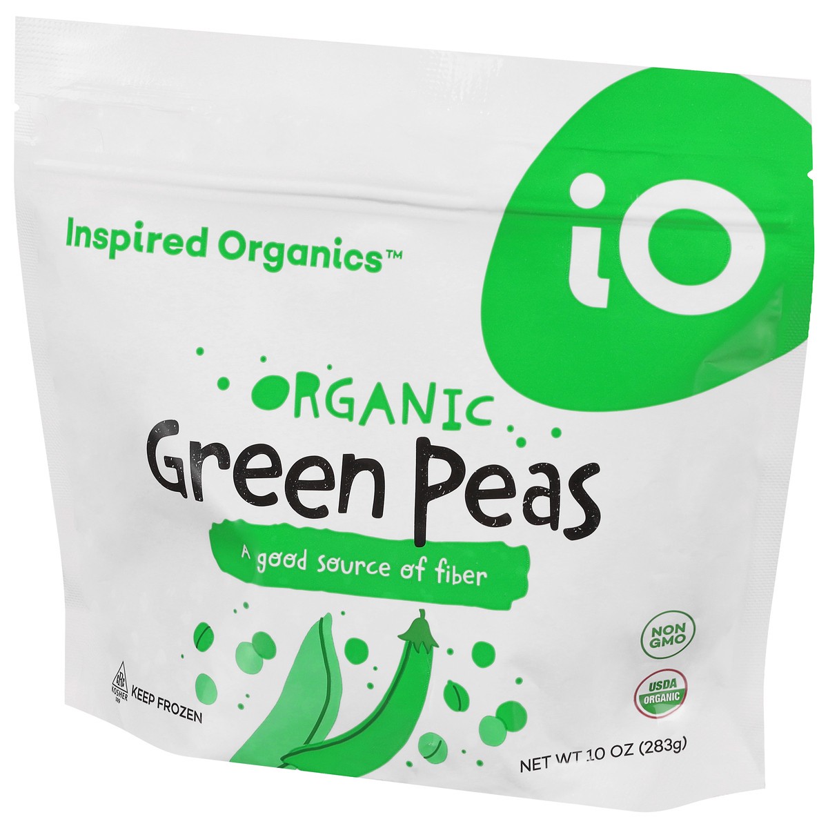 slide 3 of 11, Inspired Organics Organic Green Peas 10 oz, 10 oz