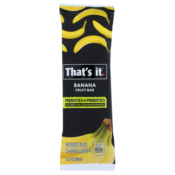 slide 1 of 1, That's it. Probiotics Banana Fruit Bar, 1 ct