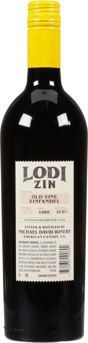 slide 9 of 10, Lodi Zin Old Vine 750 ml Bottle, 750 ml