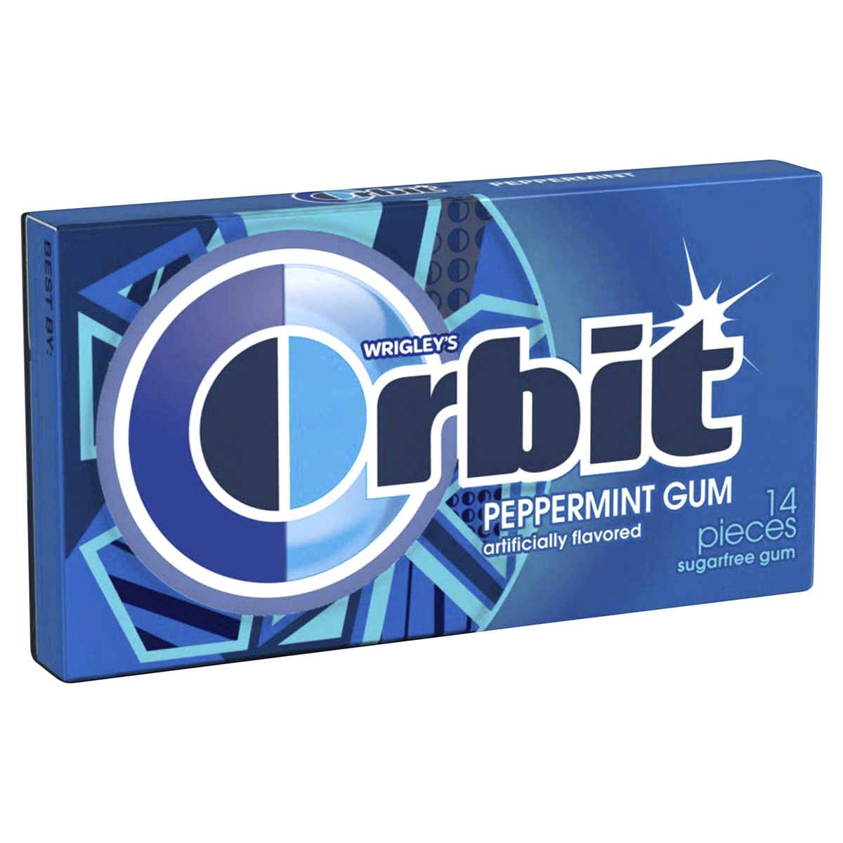 slide 1 of 1, Orbit Peppermint Sugarfree Gum, 14 ct