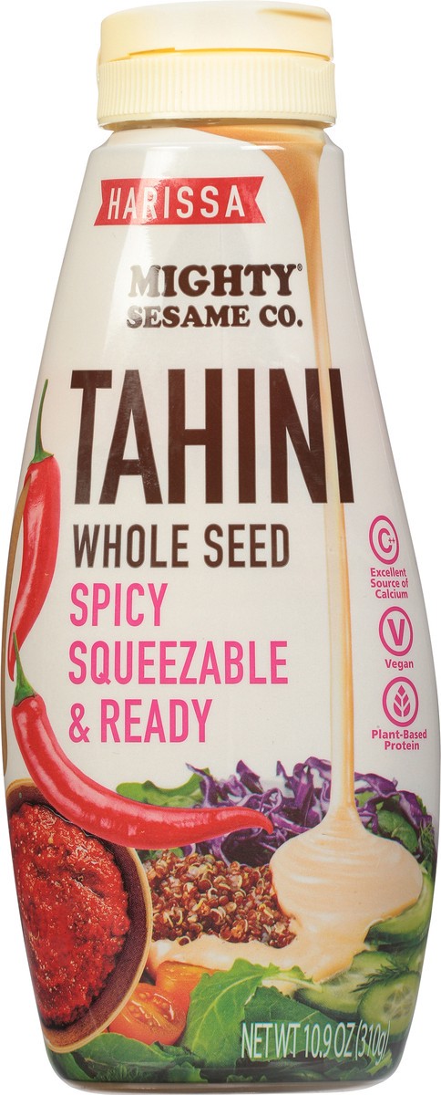 slide 3 of 9, Mighty Sesame Co. Whole Seed Harissa Tahini 10.9 oz, 10.9 oz