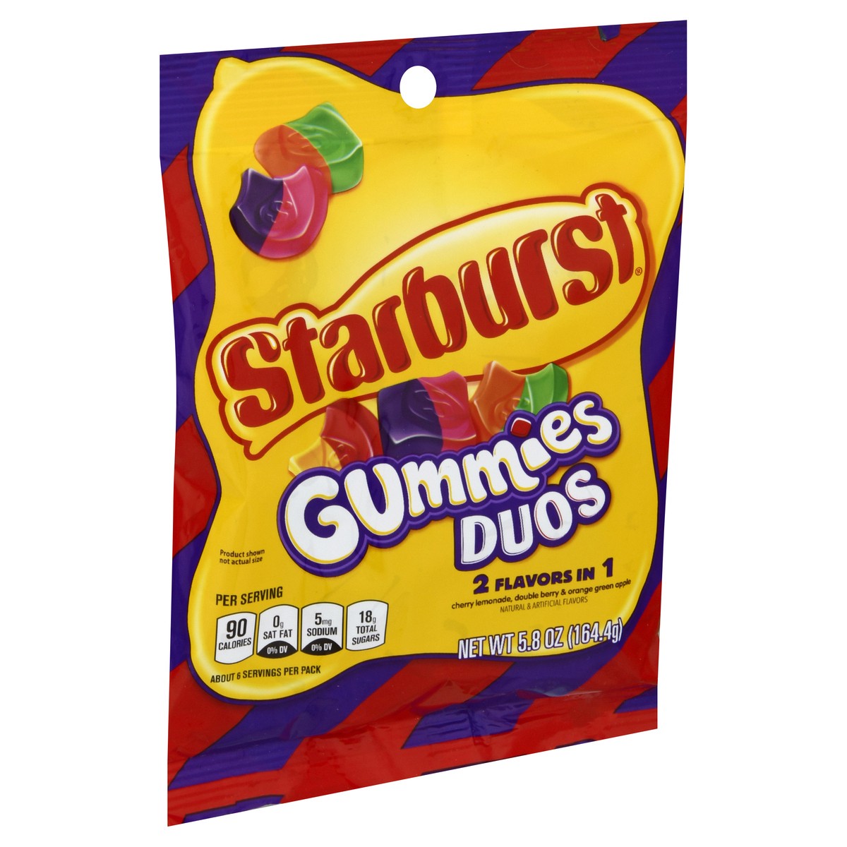 slide 5 of 9, STARBURST Duos Gummy Candy, 5.8 oz Bag, 5.8 oz