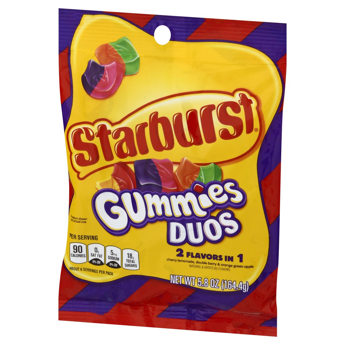 slide 8 of 9, STARBURST Duos Gummy Candy, 5.8 oz Bag, 5.8 oz