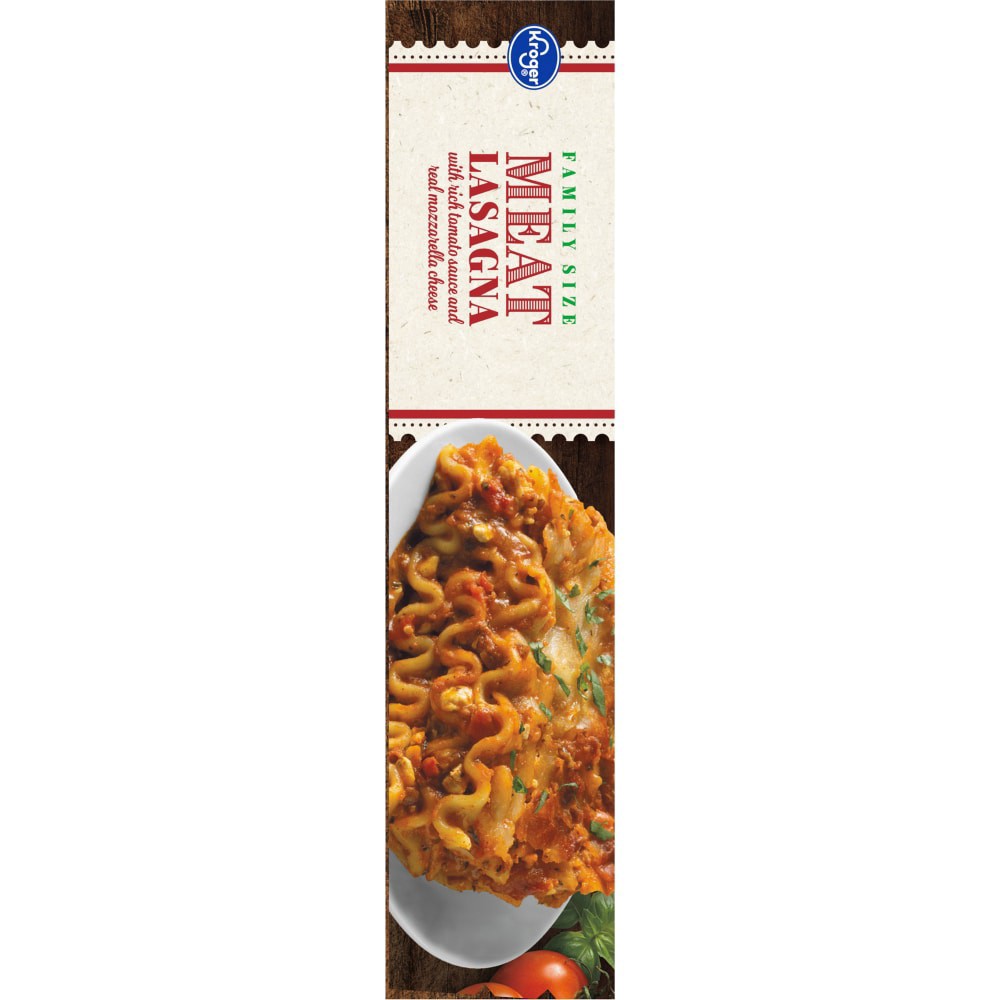 slide 4 of 4, Kroger Meat Lasagna Family Size, 34 oz
