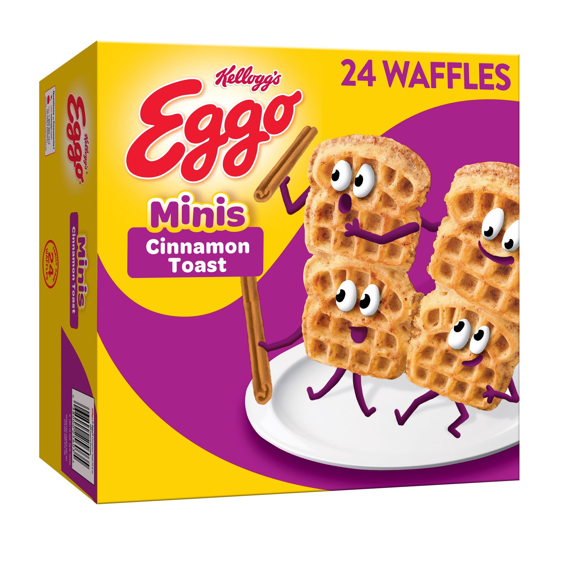 slide 1 of 5, Eggo Cinnamon Toast Frozen Mini Waffles, 25.8 oz