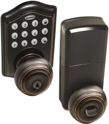 Honeywell Electronic Entry Knob Door Lock - Oil Rubbed Bronze
