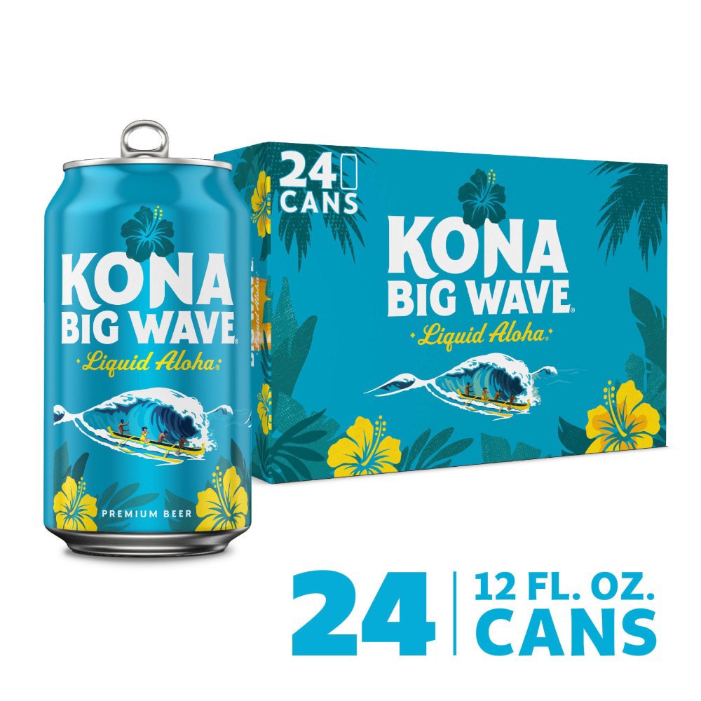 slide 2 of 2, Kona Brewing Co. Golden Ale Craft Beer, 24 ct; 12 oz