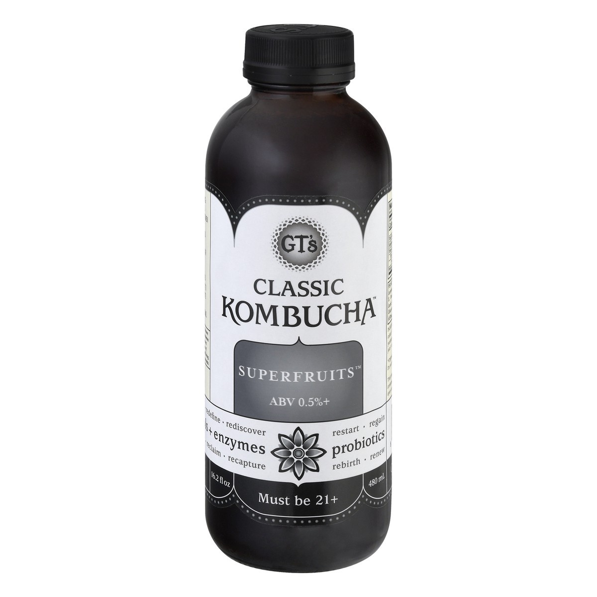 slide 2 of 12, GT's Classic Superfruits Kombucha - 16.2 oz, 16.2 oz