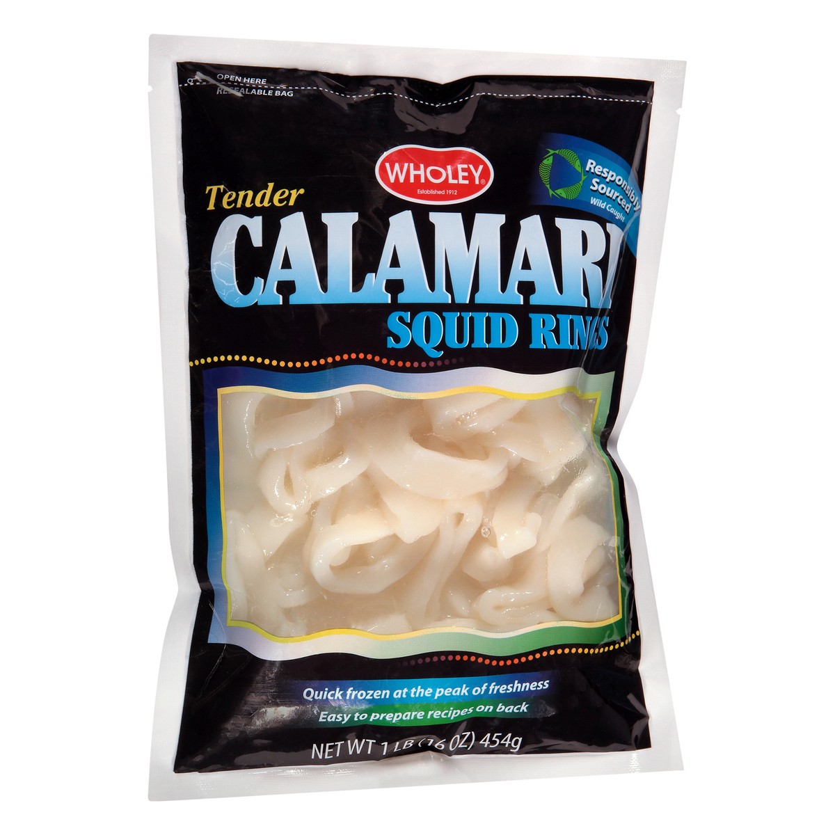 slide 2 of 9, Wholey Premium Tender Squid Rings Calamari 16 oz, 16 oz
