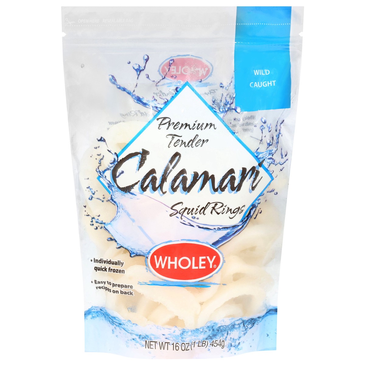 slide 1 of 9, Wholey Premium Tender Squid Rings Calamari 16 oz, 16 oz