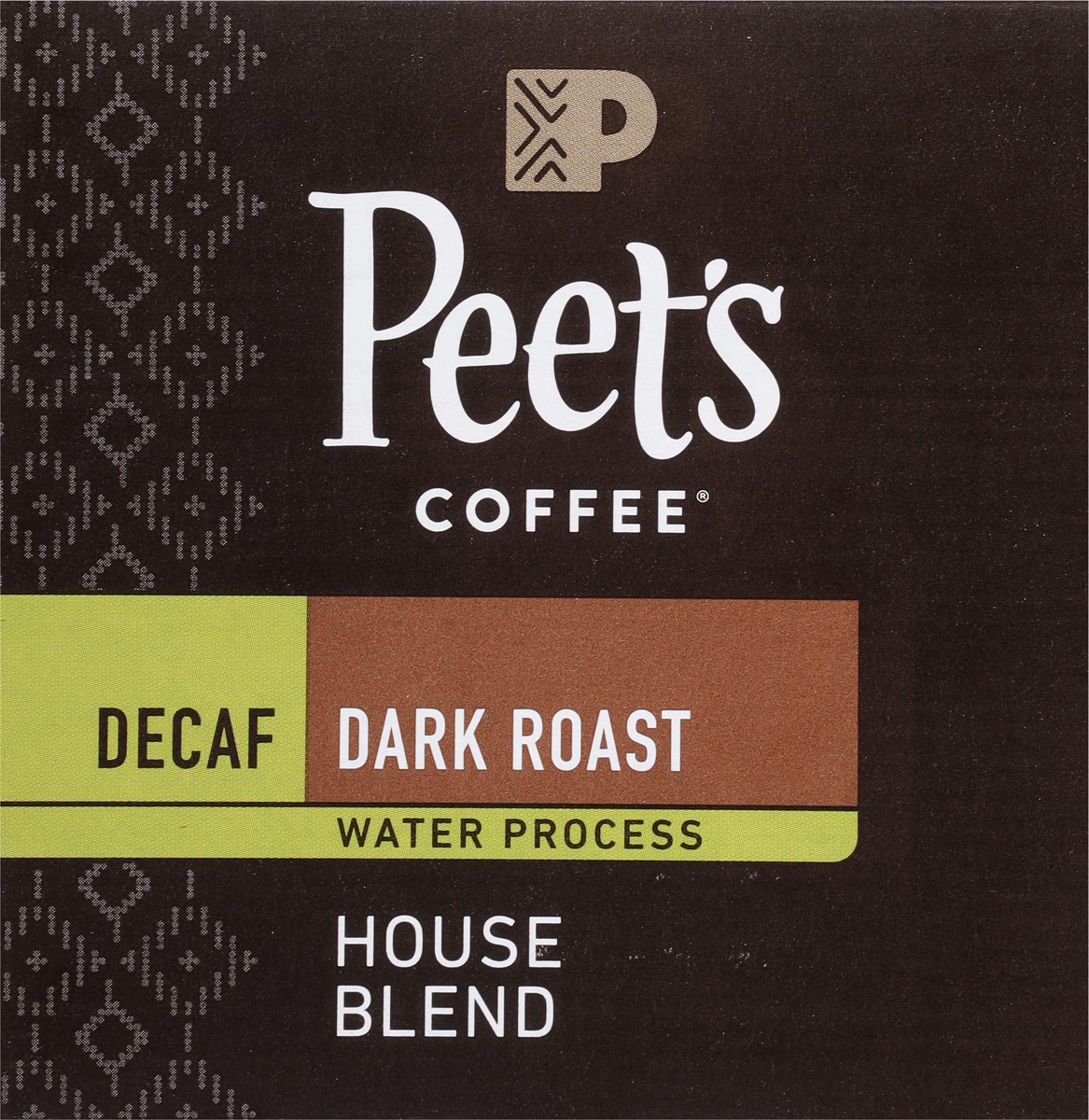 slide 5 of 9, Peet's Coffee, Decaffeinated House Dark Roast K-Cup Coffee Pods - 10ct Carton, 10 ct