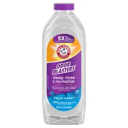 ARM & HAMMER Odor Blasters Deep Rinse & Revitalize Fabric Rinse, Laundry Additive and Odor Eliminator for Sweat, Musty Odors, and Body Odors, Fresh Burst Scent, 28 fl oz