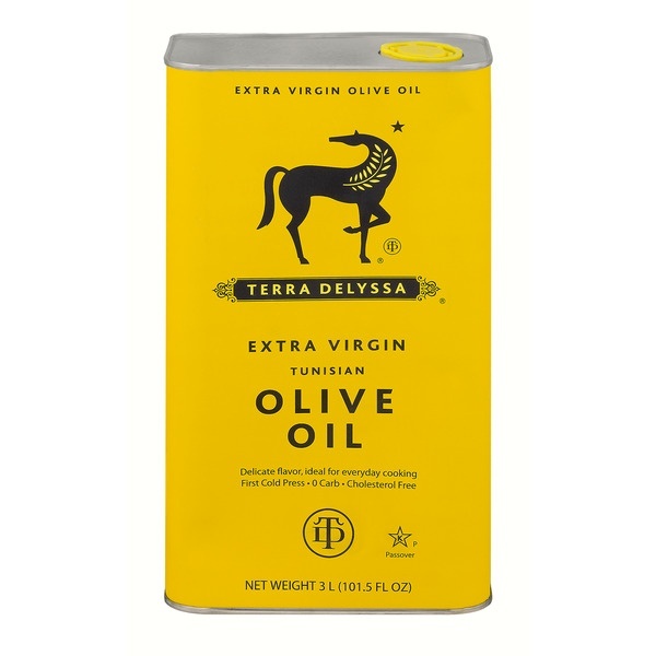 slide 1 of 1, Terra Delyssa Extra Virgin Olive Oil Tin, 101.5 oz