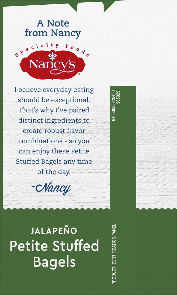 slide 11 of 13, Nancy's Petite Stuffed Bagels with Jalapeno Philadelphia Cream Cheese Frozen Snacks, 16 ct Box, 16 ct