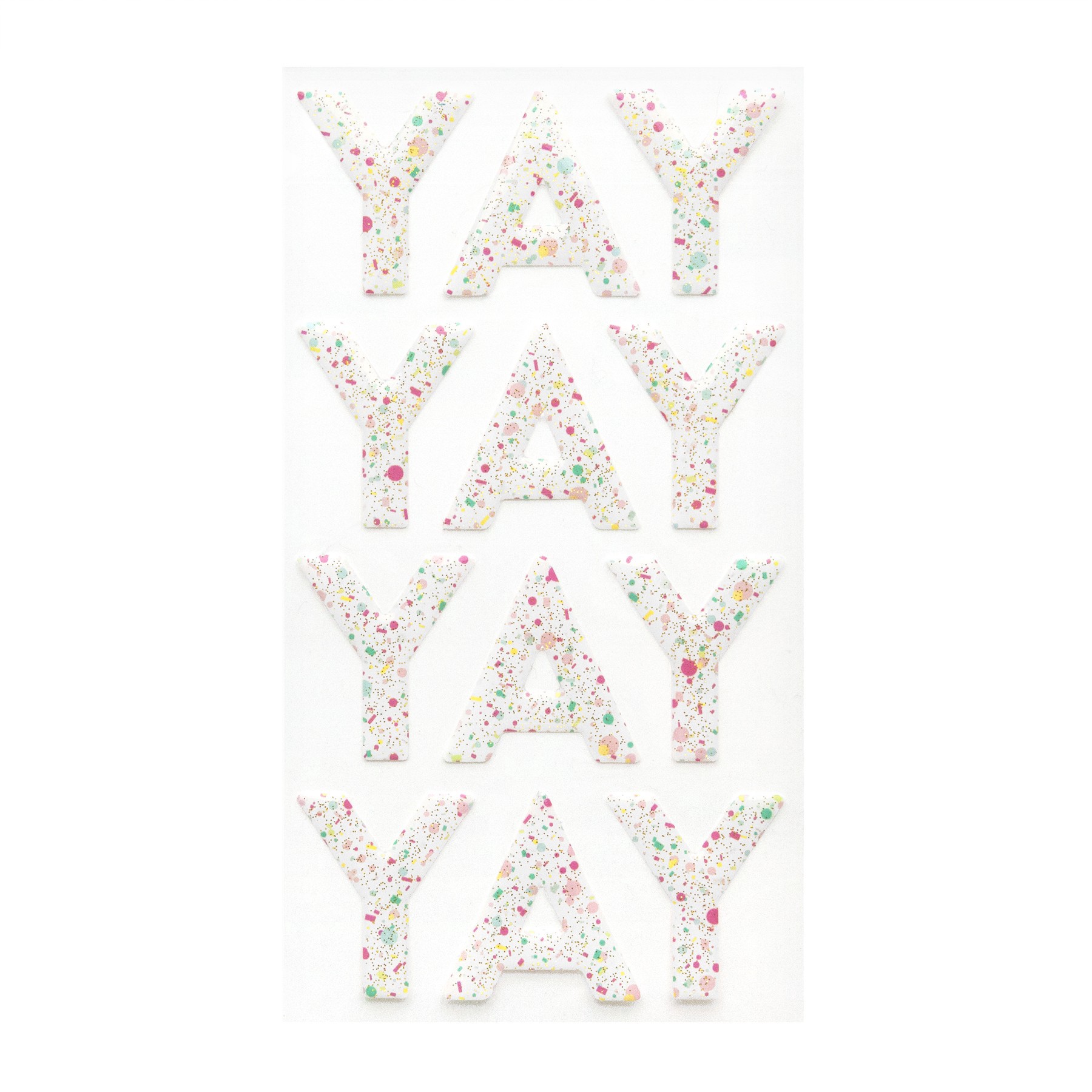 slide 3 of 4, Yay Epoxy Stickers By Recollections, 3.875 in x 7 in