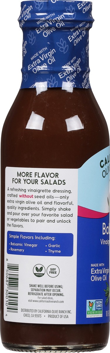 slide 12 of 13, California Olive Ranch Balsamic Vinaigrette Dressing 8 fl oz, 8 fl oz