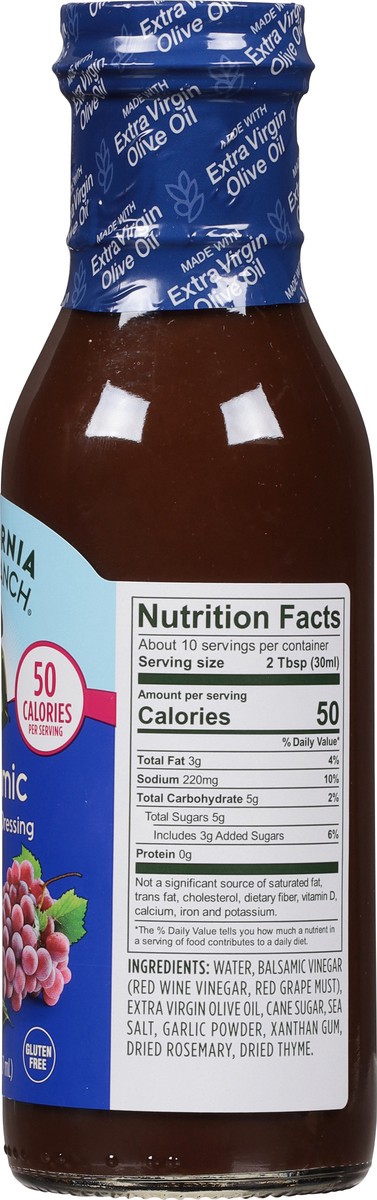 slide 8 of 13, California Olive Ranch Balsamic Vinaigrette Dressing 8 fl oz, 8 fl oz