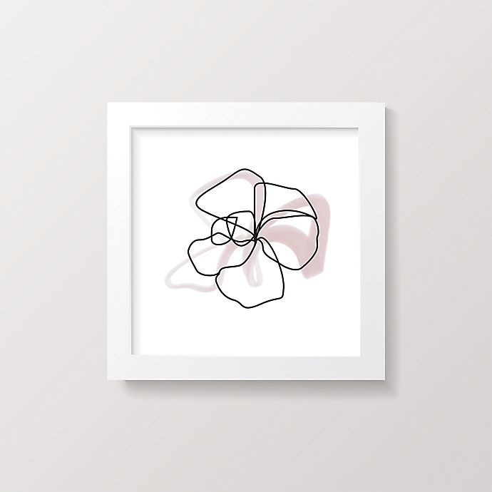 slide 4 of 5, goumikids Abstract Floral Framed Wall Art Set - White, 3 ct