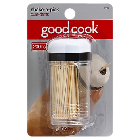 slide 1 of 1, Good Cook Shake-A-Pick Toothpick, 200 ct