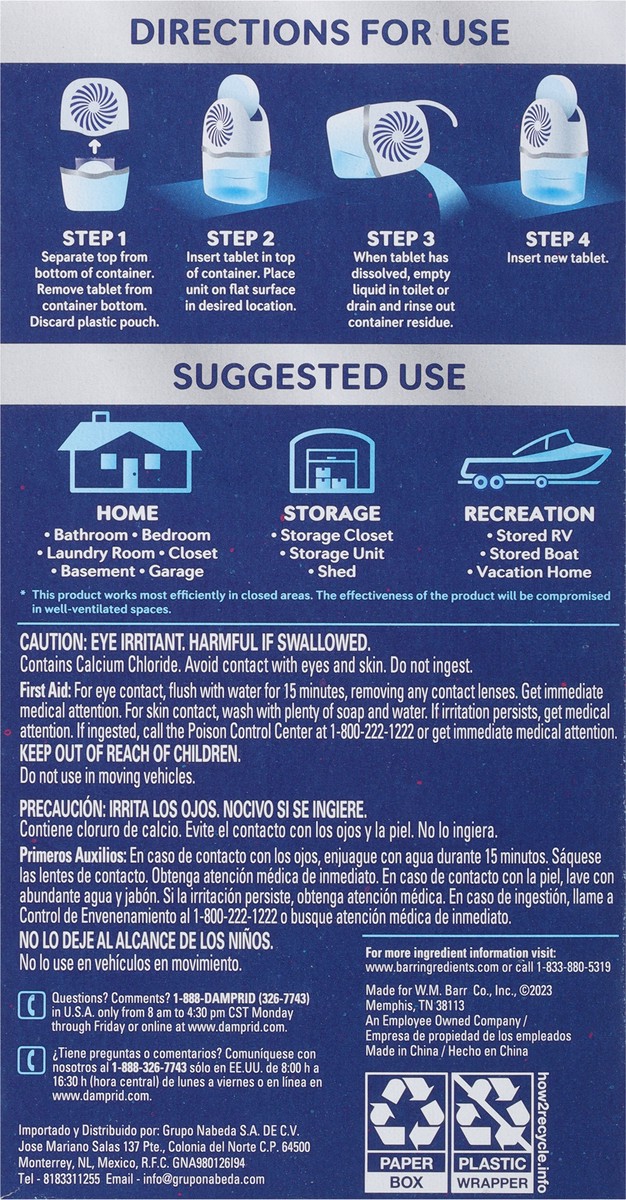 slide 4 of 11, DampRid Reusable Fresh Scent Moisture Absorber 1 ea, 1 ct