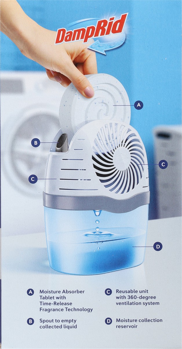 slide 8 of 11, DampRid Reusable Fresh Scent Moisture Absorber 1 ea, 1 ct