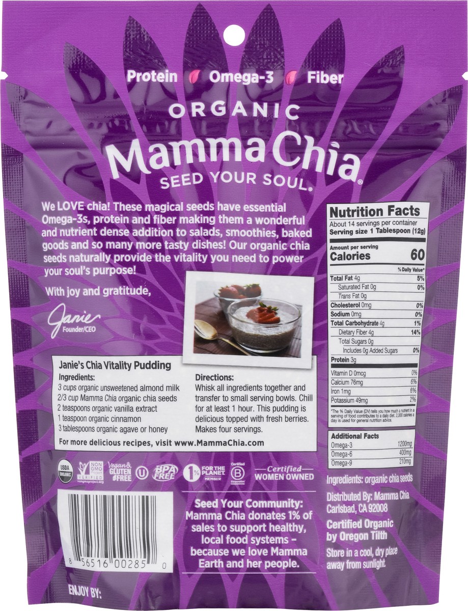 slide 3 of 12, Mamma Chia Machia Chia Seed Og, 6 oz