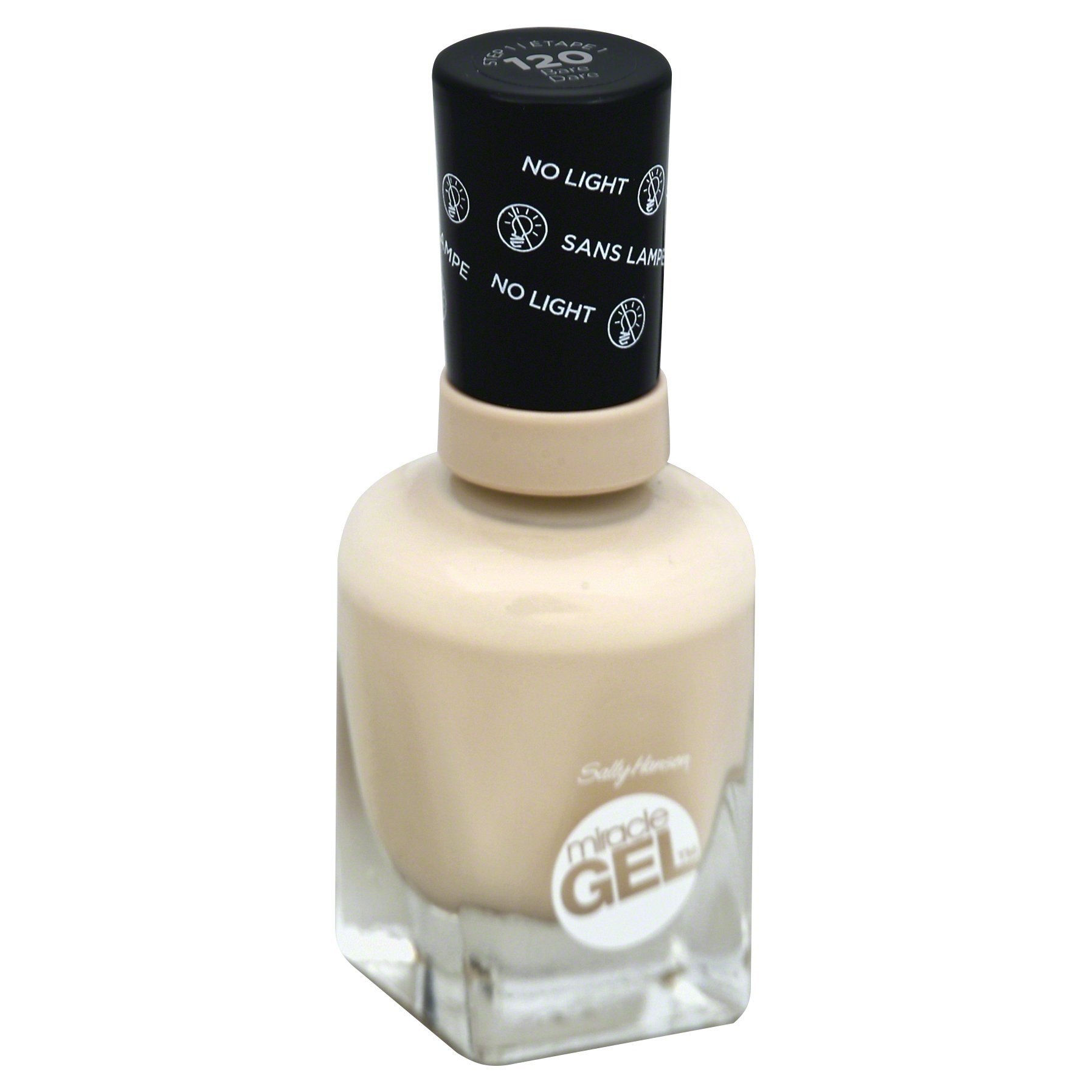 slide 1 of 3, Sally Hansen Miracle Gel Nail Enamel - Bare Dare 120, 1 oz