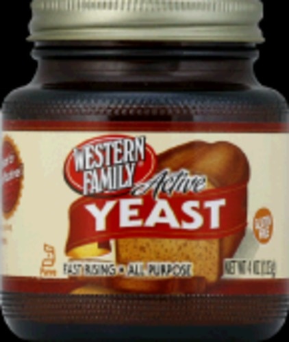 slide 1 of 1, Western Family All Purpose Yeast Jar, 4 oz