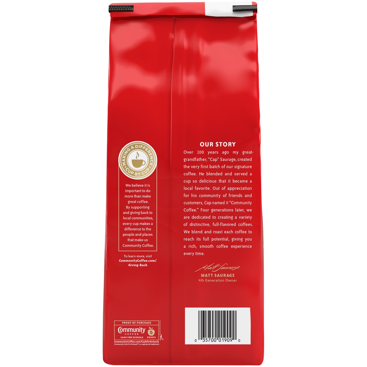 slide 7 of 9, Community Coffee Coffee Signature Blend Dark Roast Ground Coffee 20 oz. Bag, 20 oz