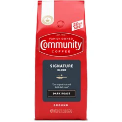 Community Coffee Coffee, Ground, Dark Roast, Signature Blend